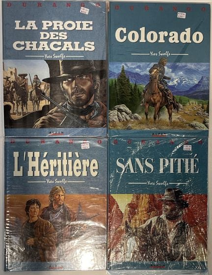 DURANGO, éditions Alpen, 4bd.
Du T10 au T13.
T10:L