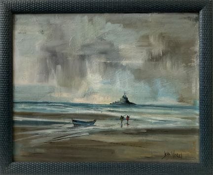 VERCEL Jean, baie du Mont Saint Michel
Huile sur t