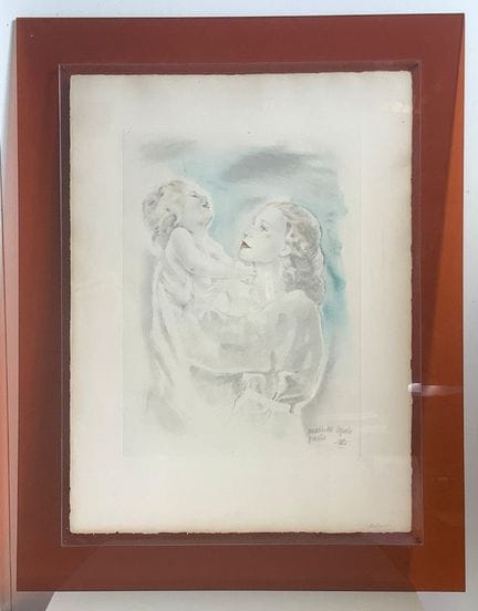 Mariette Lydis, acquaforte a colori intitolata «Ma