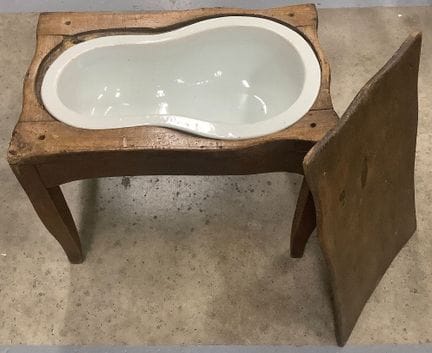 Gabinetto da bagno / sedia da toilette, struttura 