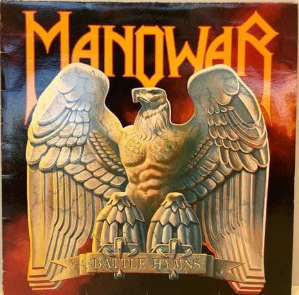 Manowar «Battle hymns»,REF: 068 400103, pochette: 