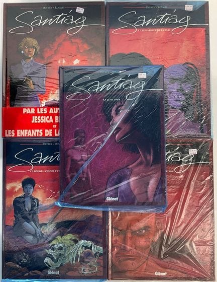 SANTIAG, éditions Glénat, 5bd.
Du T1 au T5.
T1:San