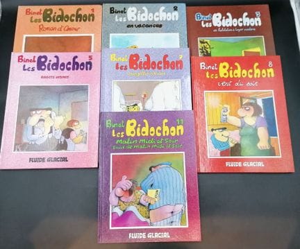 LES BIDOCHONS, éditions Fluide glacial, 7bd.
T1,2,