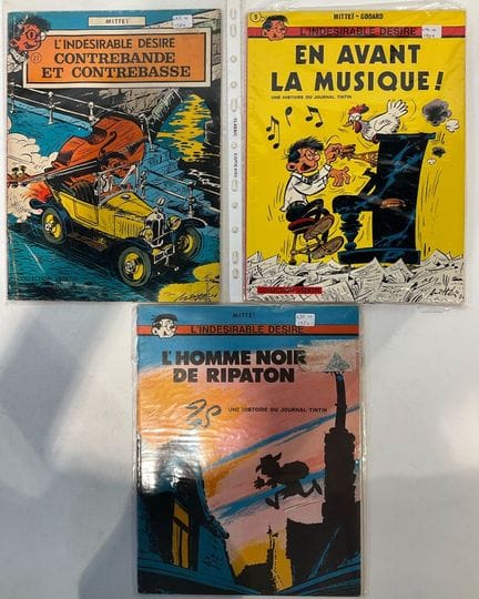 L’indésirable désiré, 3 bd souple.
En avant la mus