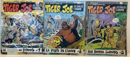 TIGER JOE, éditions Michel Deligne, 3 bd souples.
