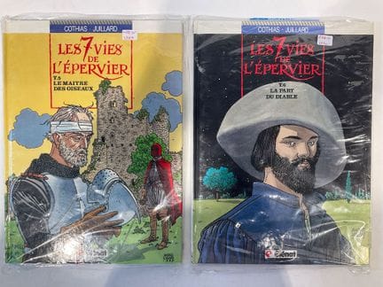 LES 7 VIES DE L’EPERVIER, éditions Glénat, 2bd.
T5