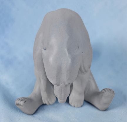 Arte moderna: «L’orso bianco». Scultura animalisti