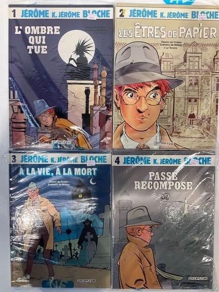 JÉRÔME K.J. BLOCHE, éditions Dupuis, 4bd.
Du T1 au