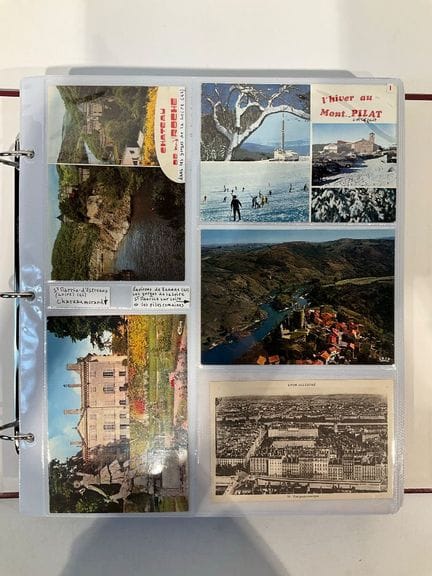 Albums de cartes postales (C.P) environs 440 dont 