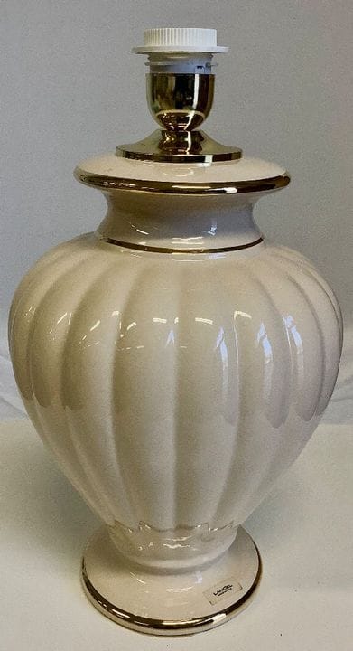 Lancel, grand pieds de lampe de table en céramique