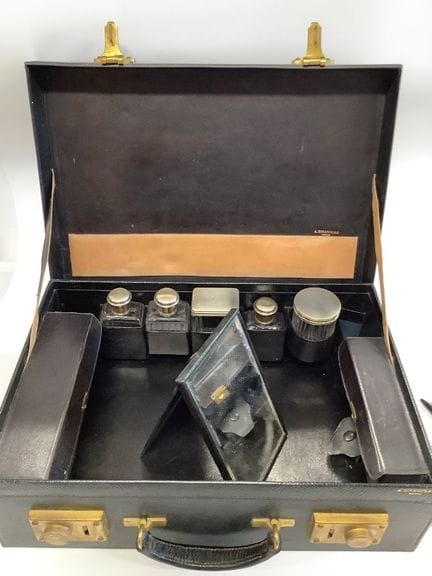 Incomplete travel toiletries case from A. Girardea