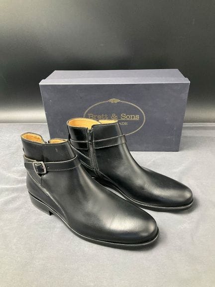 BRETT SONS，短靴，货号：4154，尺码：40，颜色：黑色