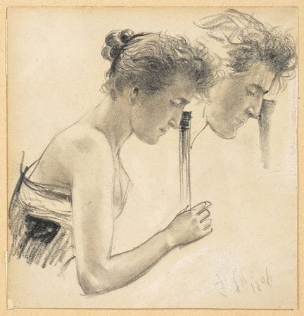 FRANZ SKARBINA
(1849 Berlin – 1910 Berlin)


Young