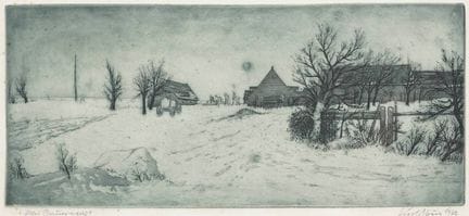 KARL KRUG
(1900 Leipzig – 1983, ibid.) 


Old Farm