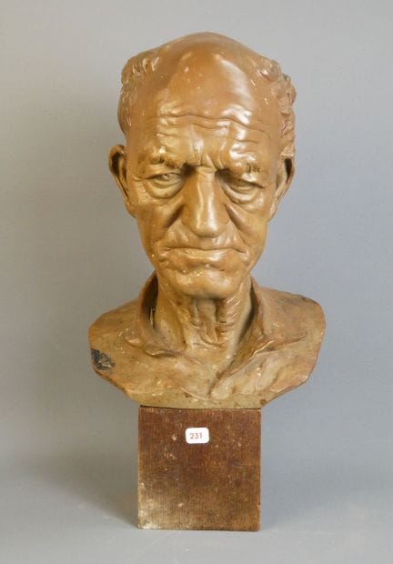 DALOU Aimé Jules (1838-1902). Da. Busto raffiguran
