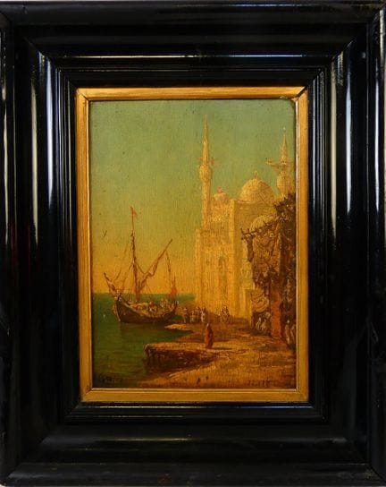 Louis LOTTIER (1815–1892), Blick auf eine Moschee 