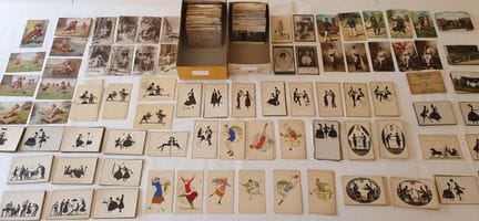 明信片。法国、国外及插画师作品，包括1924年巴黎奥运会（Olympic Games）、“剪影”（部