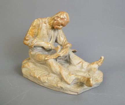 DALOU Aimé Jules (1838-1902). Da. Figura in cerami