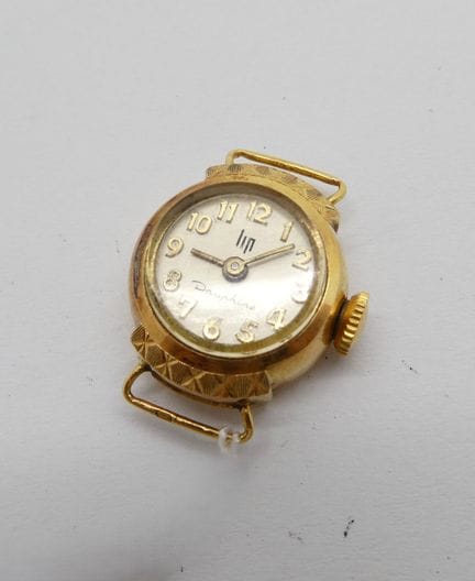 LIP. Boîtier de montre bracelet en or jaune 750 °/