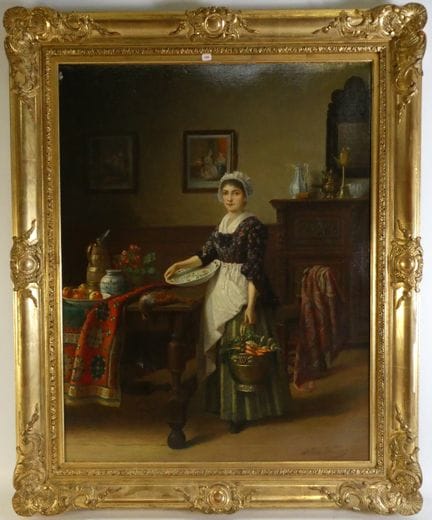 John D. Stevens (1793-1868). Retour de marché. Toi