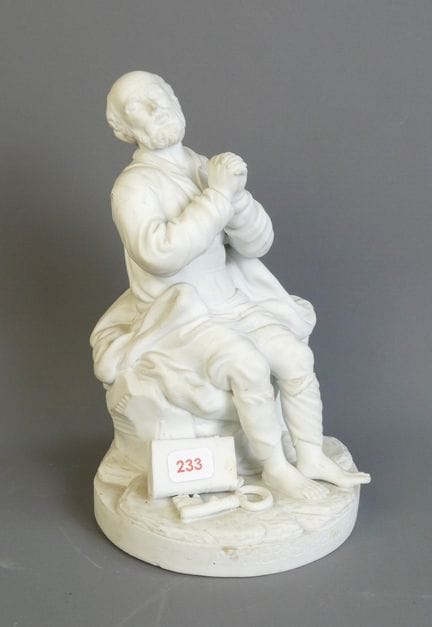 NIDERVILLER. San Pietro penitente. Opera in biscui