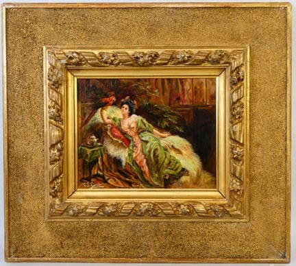 Eduardo Léon GARRIDO (1856–1949), „Elegante mit Pa
