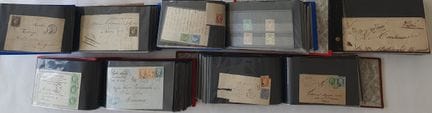 TIMBRES et LETTRES. FRANCE. XIXe et XXe. Important