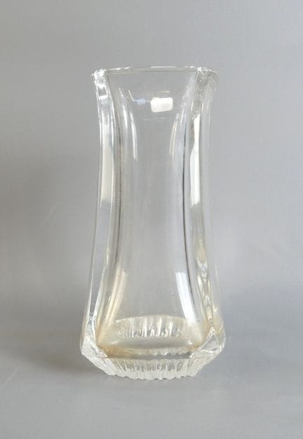 DAUM. Kristallvase, um 1970 (leichter Sprung). An 