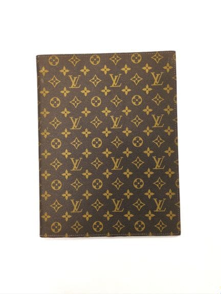LOUIS VUITTON
 Porte document en toile enduite mon
