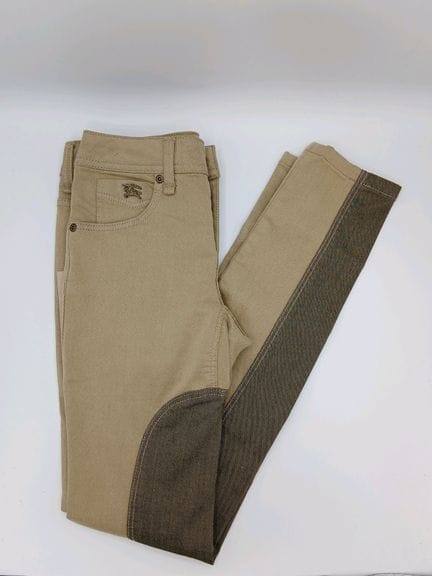BURBERRY BRIT - Pantalon slim en coton mélangé - T