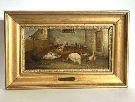 Claude GUILLEMINET (1821-1866), 
Scène de basse-co