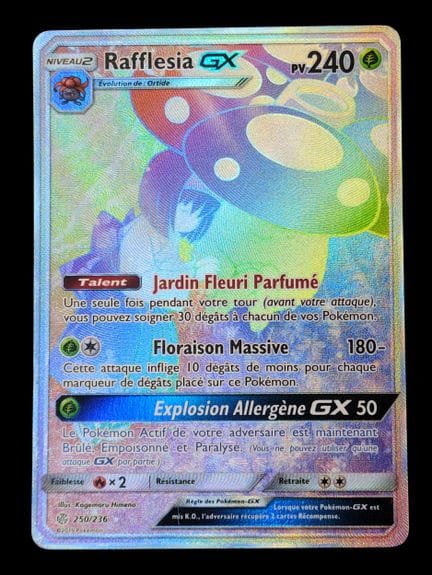Pokémon Rafflesia GX Card 250/236
Sun &amp; Moon B