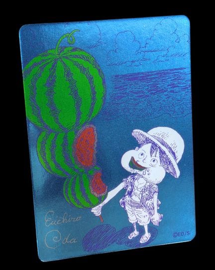 One Piece-Werbe-Karte: Luffy Wassermelone
Illustra