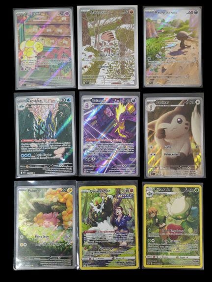 Set of 9 alternate Pokémon cards
Various sets and 