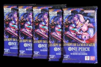 Set mit 5 versiegelten „One Piece“-Booster-Packs
S