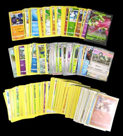 Set of approximately 220 Pokémon cards from variou