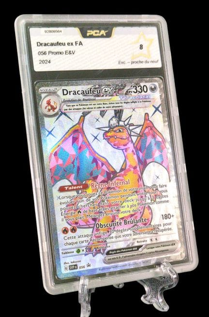 Graded Pokémon Charizard EX Card (PROMO 056) – PCA
