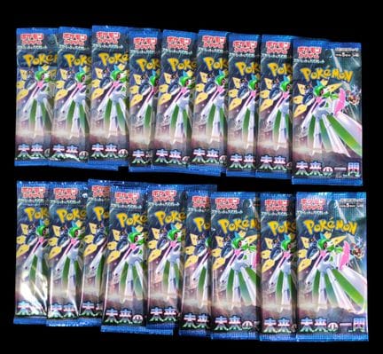 Set mit 18 Pokémon-Boostern, versiegelt in Blister