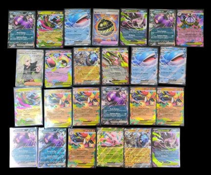Set of 25 Pokémon EX / FA Trainer cards
Mega Evolu