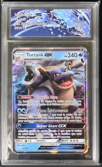 Graded Pokémon Card: Blastoise GX 35/214 – Collect