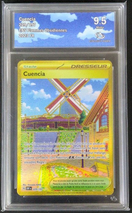 Graded Pokémon card: Cuencia 229/197 - Collect Aur