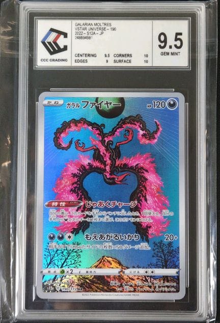 Graded Galarian Scyther Pokémon Card 190/172 – CCC