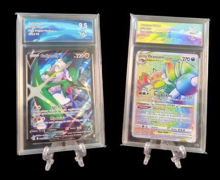 Set of 2 graded Pokémon cards - Collect Aura 9.5.

