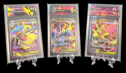 Set aus 3 bewerteten Pokémon-Karten – Collect Aura