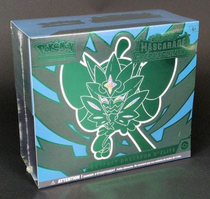 Versiegelte Pokémon-Box: Elite Trainer Box (ETB).
