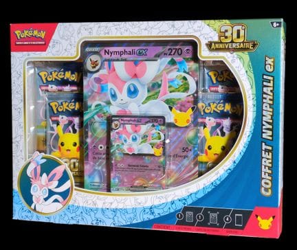 Versiegelte Pokémon-Box: Nymphali ex
Serie zum 30-