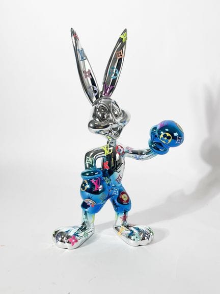 Los noventa
Bugs Bunny ganó con LV, 2026
Escultura