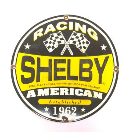 Placa esmaltada Shelby 
Dimensiones: 33 x 33 cm 
P