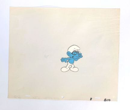 Los Pitufos, según Peyo
Dibujo en gouache y tinta 