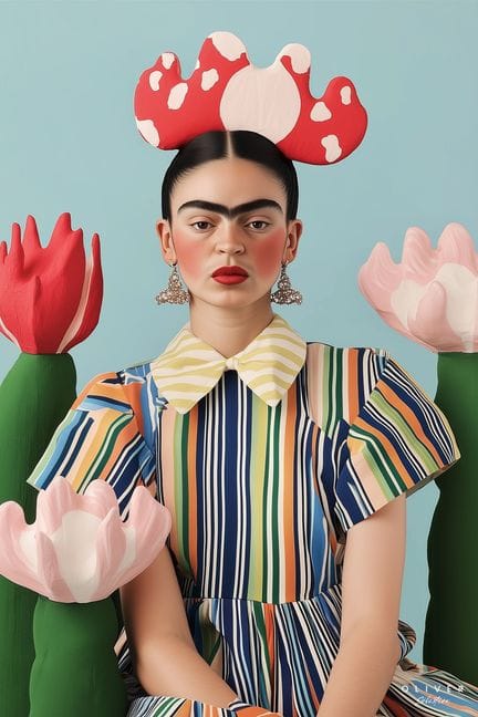 Sébastien OLIVER - Abstraction de Frida - Impresió